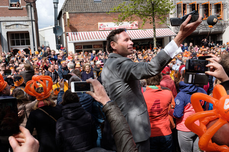 Maxima
tijdens Koningsdag Tilburg 2017