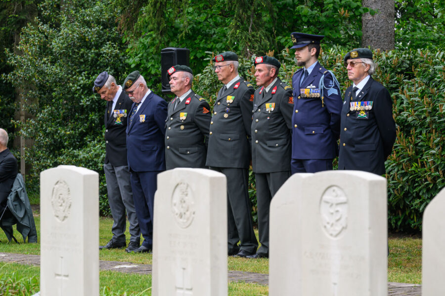 Dodenherdenking 2026 op het ereveld van begraafplaats Vredehof in Tilburg.