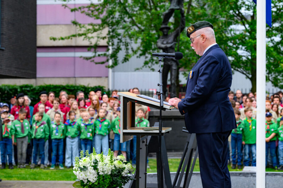 Dodenherdenking Tilburg 2026 in het Vrijheidspark